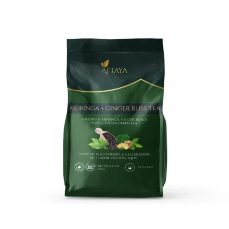 moringa and ginger bliss tea